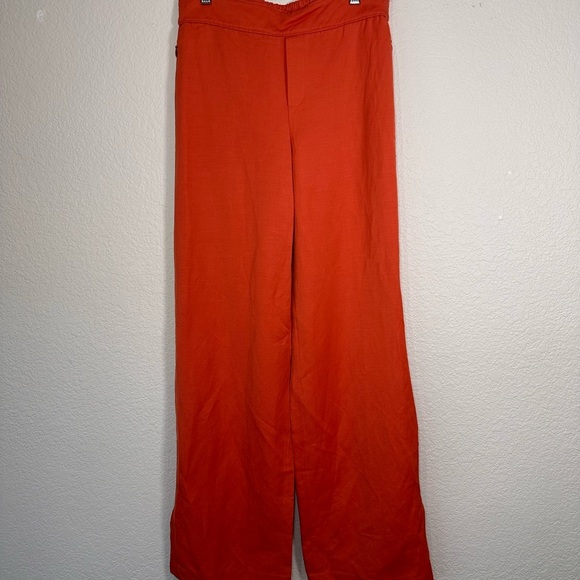 Theory Joliet Linen Blend Women's Pants 2 - Picture 2 of 10